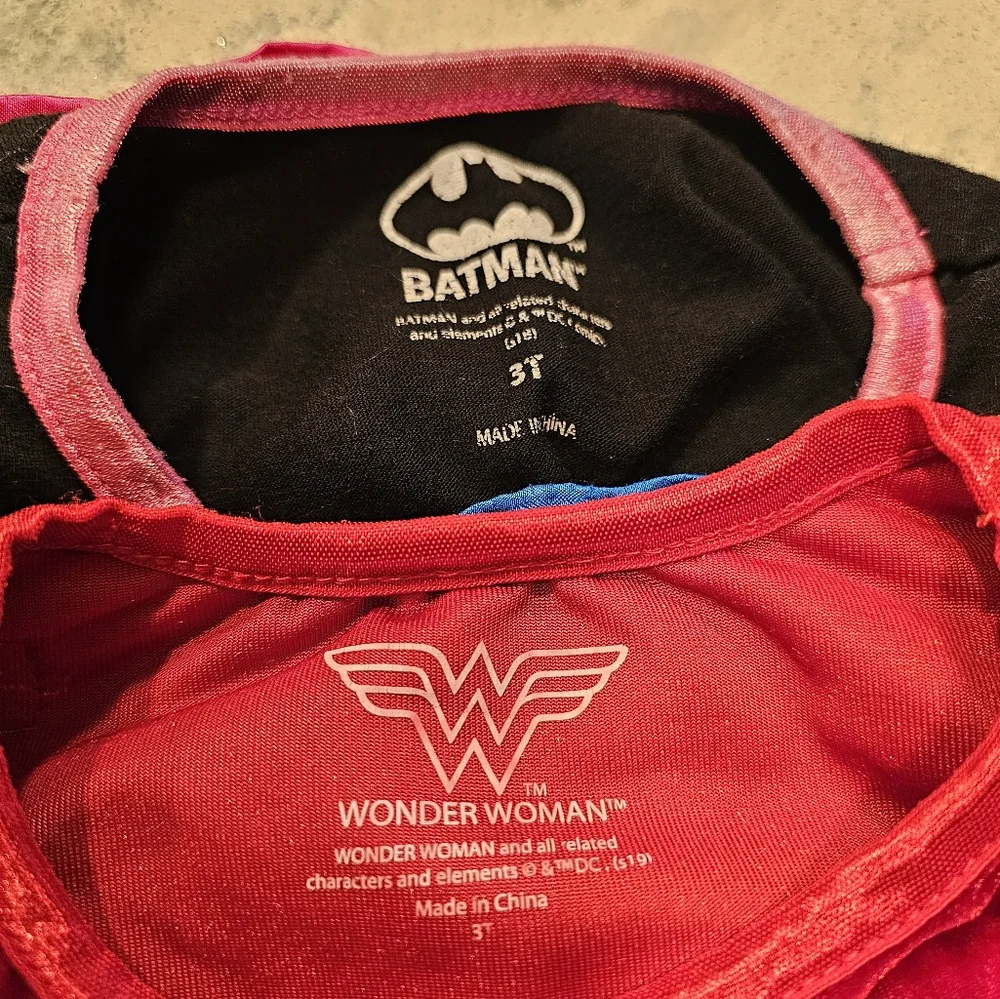Batman and wonder woman 3t costume dresses - Picture 3 of 3
